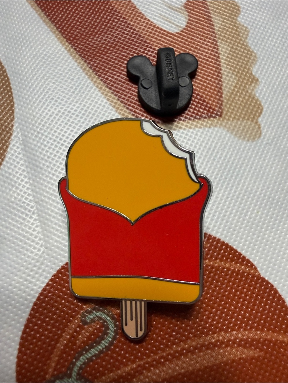 Disney Winnie the Pooh Ice Cream Pop Pin - Red & Yellow